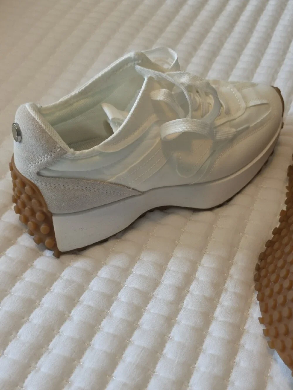 Campo White Sneakers with Gum Sole